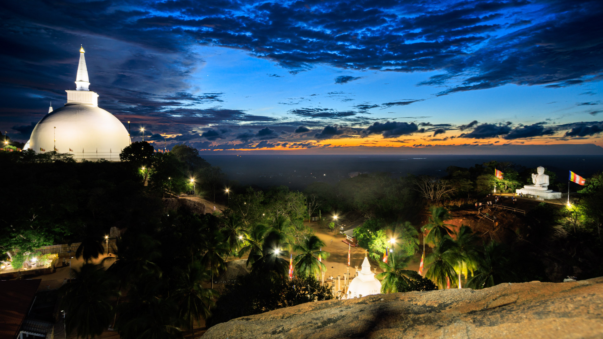 Sri Lanka - Abendtimmung in Mihintale